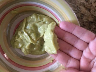 avocado egg white mask