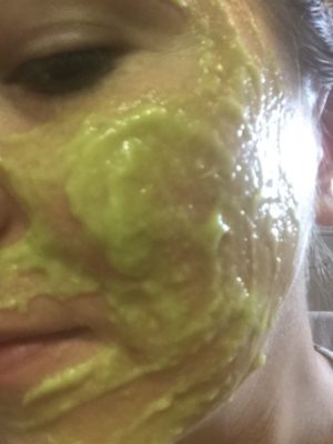 avocado egg white mask