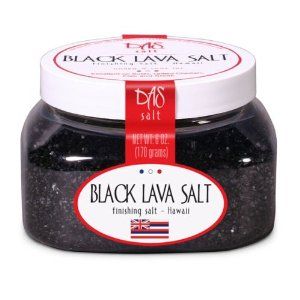 black lava salt