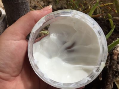 homemade coconut lotion