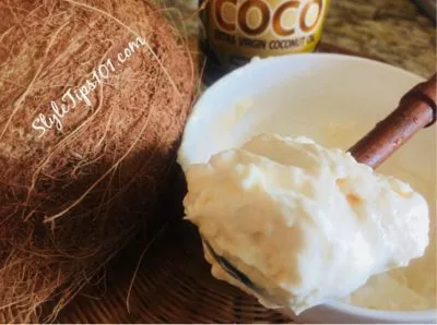 Homemade Coconut Hair Cream For Shine, Hair Growth, & Hair Health