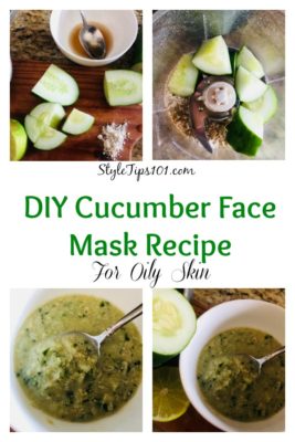 DIY Cucumber Face Mask Recipe