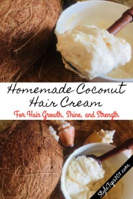 Homemade Coconut Hair Cream