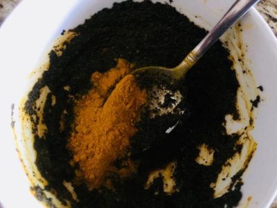 coffee turmeric mask