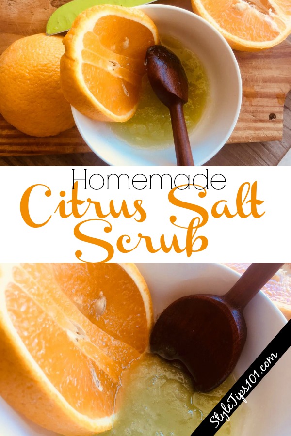 DIY Citrus Salt Scrub