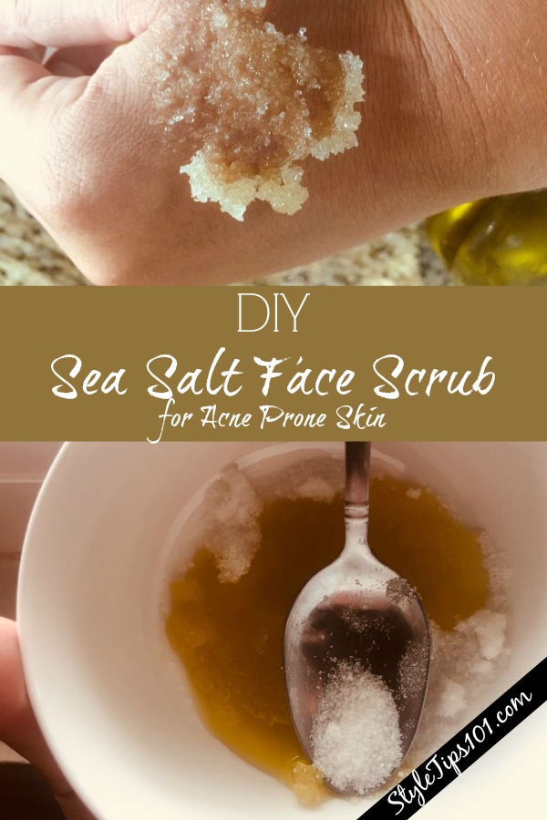 DIY Sea Salt Face Scrub