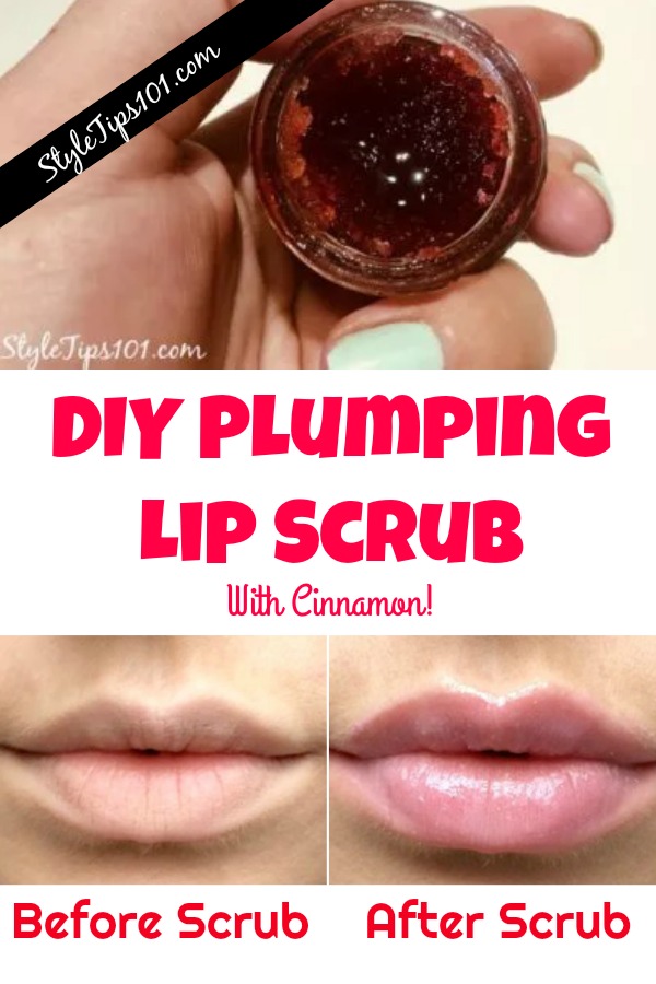 DIY Plumping Lip Scrub