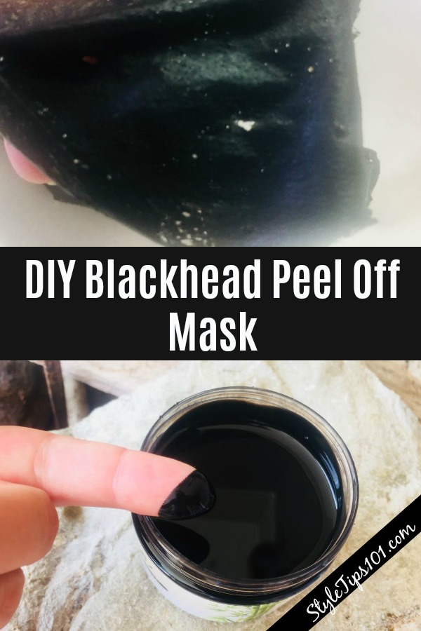 DIY blackhead peel off mask