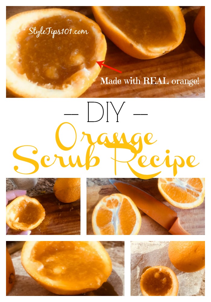 Homemade Orange Scrub