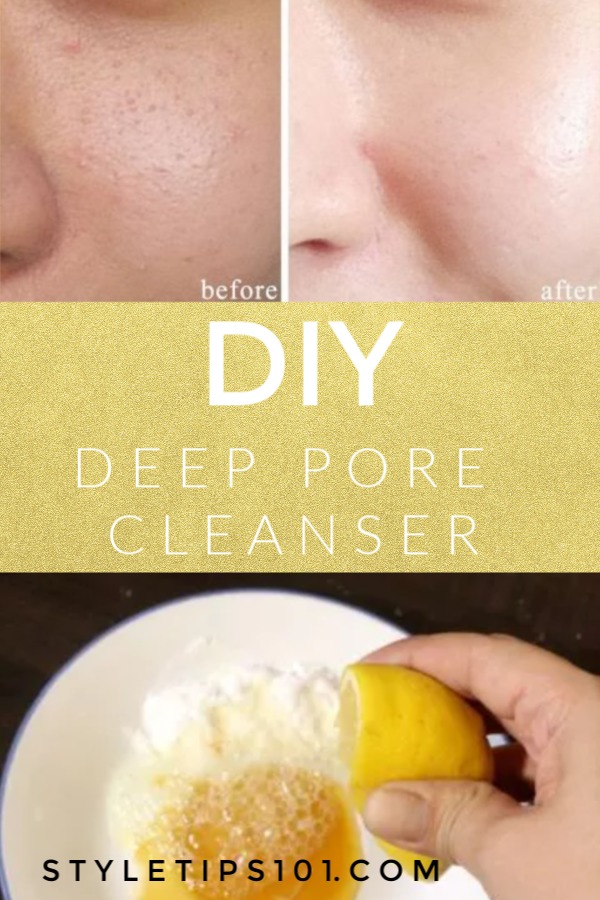 facial cleanser deep pore Homemade