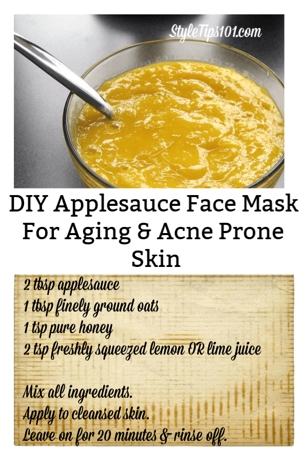 Applesauce Face Mask