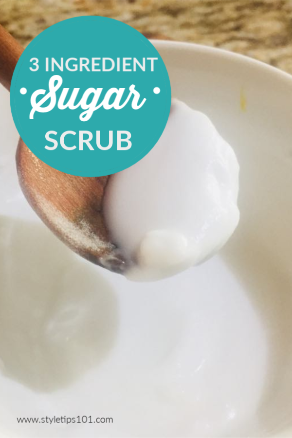 3 ingredient sugar scrub