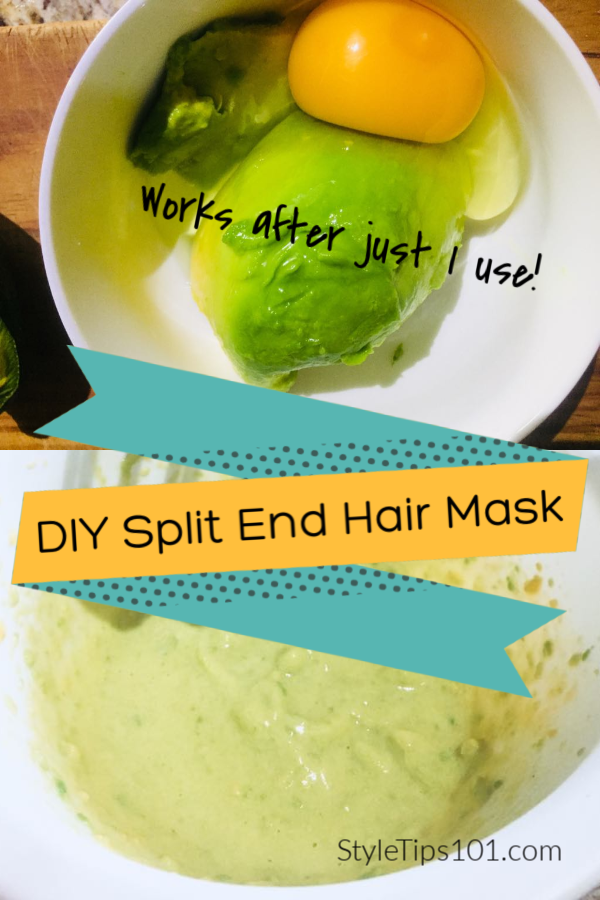DIY Split End Hair Mask