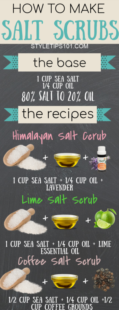 How to Make Salt Scrubs