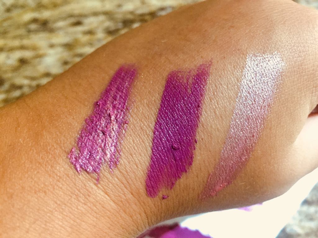 lipstick swatches