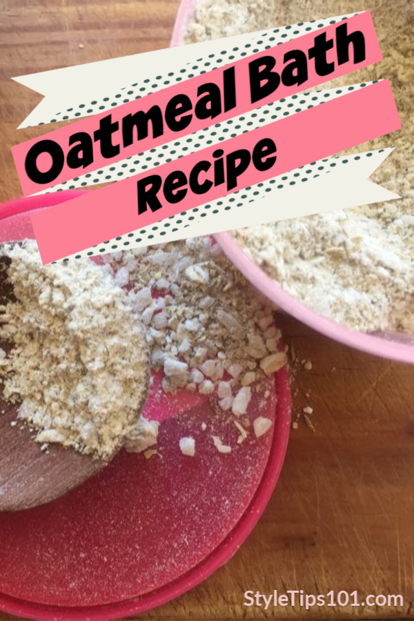 Oatmeal Bath Recipe