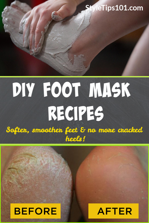 Put Your Best Foot Forward DIY Foot Mask