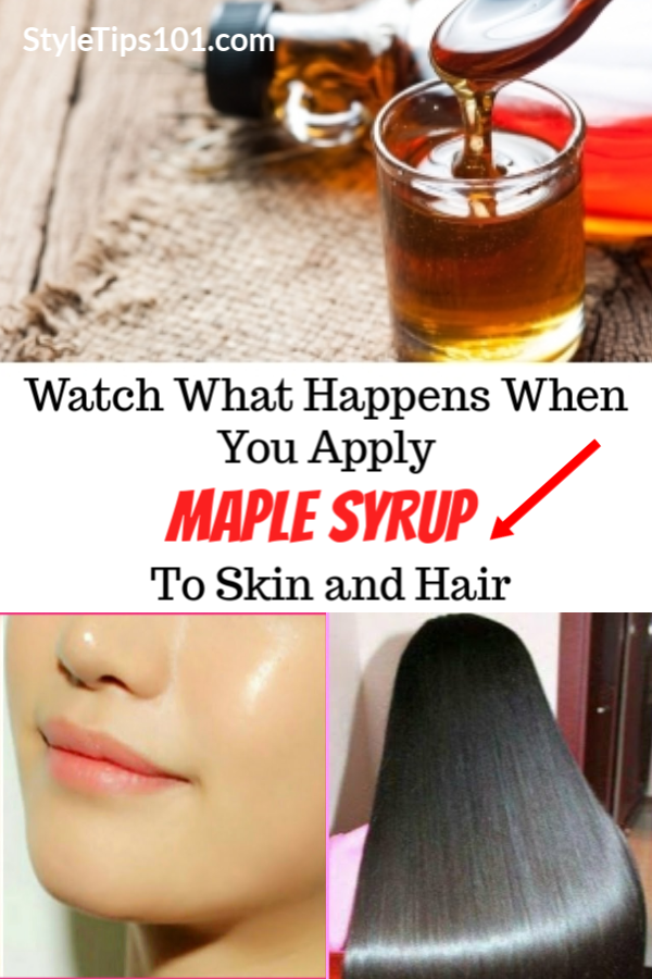 Maple Syrup Face and Hair Mask