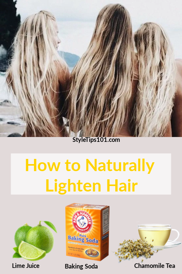 lighten hair naturally