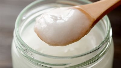 coconut oil for straightening cream
