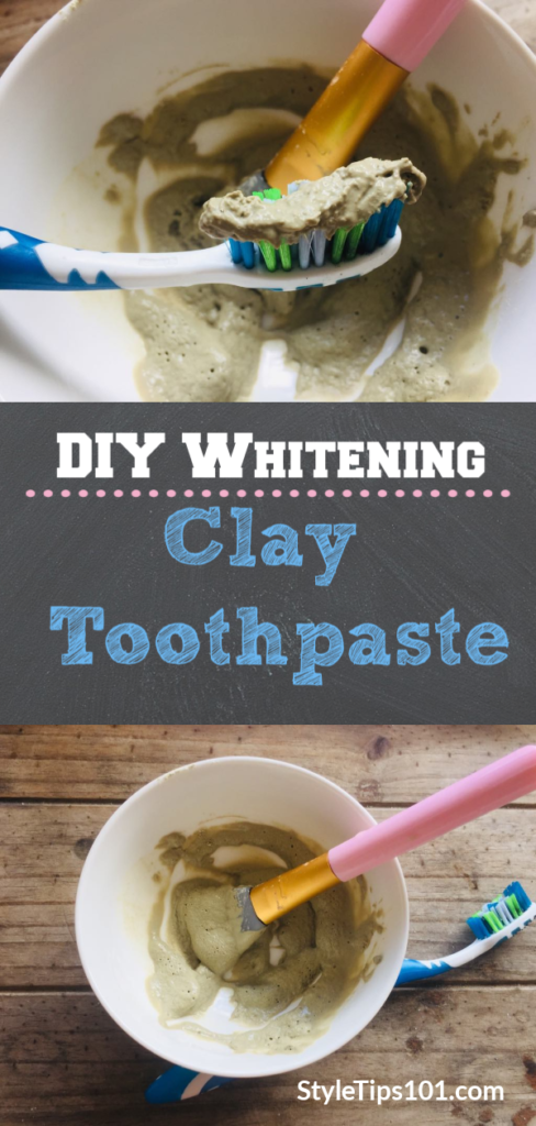 DIY Whitening Clay Toothpaste