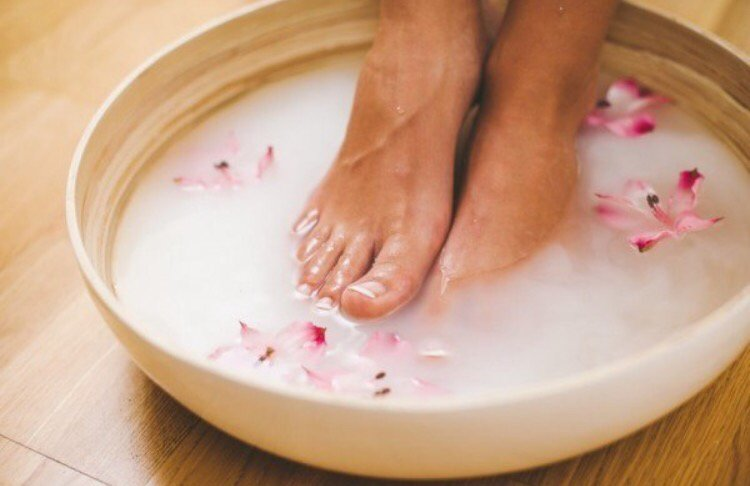 milk foot soak