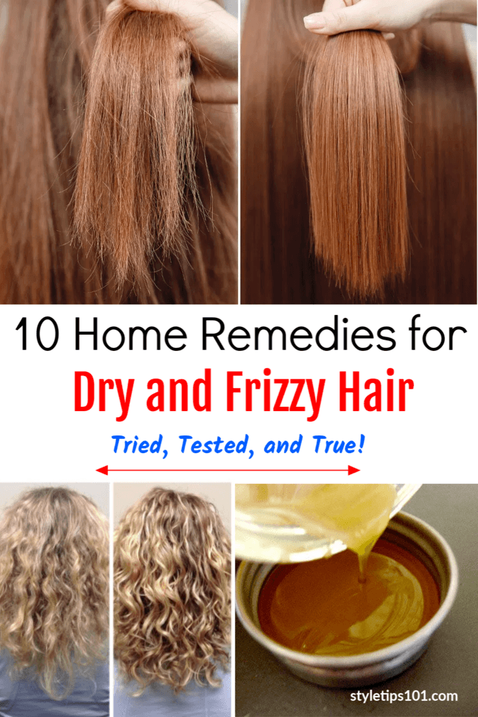 10 Home Remedies for Dry and Frizzy Hair