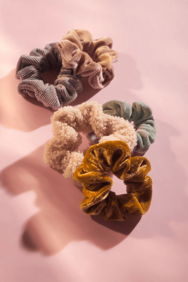 velvet scrunchies